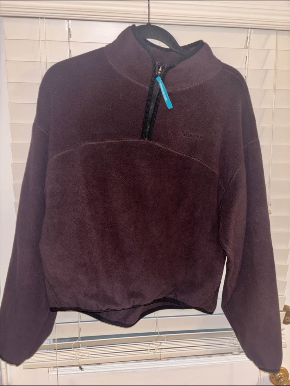 Lululemon women’s Quarter-Zip Fleece Pullover